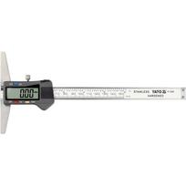 Yato YT-72250 Gylio matuoklis 0-150 mm, tikslumas ±0.03 mm, LCD ekranas, medžiaga: ABS, nerūdijantis plienas, baterija 1.55V SR44