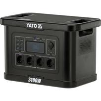 Yato nešiojama baterijų stotis YT-83095, 2400 W, 2232 Wh, LiFePO4 akumuliatorius, 4 AC 230 V lizdai, 2 DC 12 V išėjimai, 4 USB-A