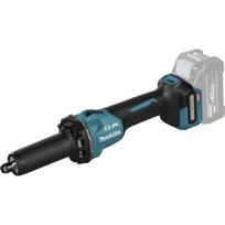 Makita GD001GZ XGT bevielė tiesi šlifavimo mašina 40 V Max XGT bešepetis variklis 6 mm velenas AFT apsauga nuo atatrankos užrakinamas slankiojamasis jungiklis LED darbo šviesa be baterijos ir kroviklio Juoda/Mėlyna