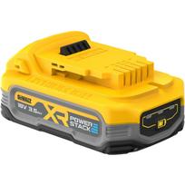 DeWALT DCBP318 18 V Powerstack baterija 3.5 Ah Li-Ion POWERSTACK technologija didesnė energijos talpa ilgesnis tarnavimo laikas suderinama su visais 18 V XR įrankiais Geltona/Juoda