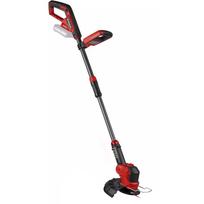 Einhell GE-CT 18/25 Li-Solo 3411255 Belaidis vejapjovės trimeris 18 V 25 cm pjovimo plotis 180° pasisukanti ir kryptį reguliuojanti galvutė Teleskopinė rankena Reguliuojama antra rankena Be akumuliatoriaus ir kroviklio Raudona-Juoda