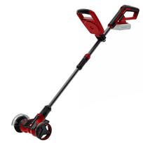 Einhell Power X-Change GE-CC 18/110 Li E-Solo 18 V Akumuliatorinis siūlių valytuvas Kintamas greitis Teleskopinė gido lazda Reguliuojamas ratukas 110 mm šepetėliai Raudona/Juoda