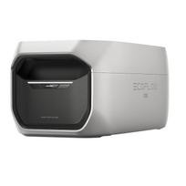 EcoFlow papildoma baterija elektrinei DELTA 3 Max 5016401022 2048Wh LFP plėtra Sidabrinė