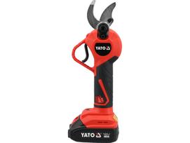 YATO akumuliatorinės šakų žirklės YT-828380 18V 30mm 2Ah Li-Ion Juoda