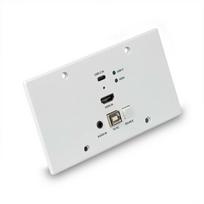 Lindy KVM extender 38388, 150m, HDMI 4K@60Hz, USB 2.0, RS-232, maitinimo kabelis, ES sienelė