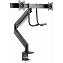 Gembird LCD monitorių tvirtinimo ranka MA-DA2-04, 17-32 coliai, 8 kg, VESA 100 x 100/75 x 75, 2 monitoriai