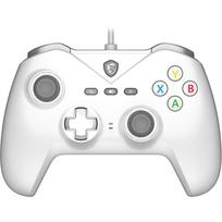 Msi Žaidimų valdiklis FORCE GC200 WHITE, USB, 2 m, Baltas, Laidinis, Android/PC, 6 mygtukai