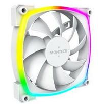Montech Korpusinis ventiliatorius AX120 PWM WHITE 3 IN 1, 120mm, 1760RPM, 27dB, 3xRGB LED, 4-pin PWM, 0.5m laidas