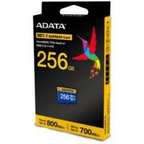 Adata atminties kortelė UD256GEX3L1-C 256GB, UHS-II, skaitymo greitis 800MB/s, rašymo greitis 700MB/s, U3, V30, mėlyna/geltona