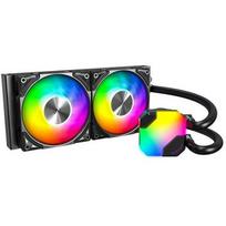 Montech išmanioji kištukinė HYPER FLOW ARGB 240 (B), 2x120mm, 129.5m³/h, 3100RPM, FDB, 6 metų garantija