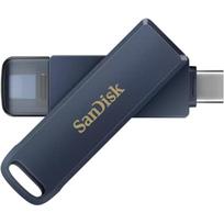 Sandisk USB atmintinė SDIXD0N-064G-GN6NN 64GB, USB Type-C / Lightning, 90MB/s skaitymo greitis, 10MB/s rašymo greitis, Swivel
