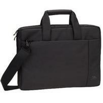 Rivacase Krepšys 8221BLACK, 13.3", 470g, poliesteris, juodas, 330x40x240mm, priekinė kišenė, reguliuojama juosta
