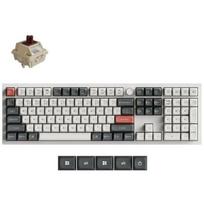 Keychron klaviatūra Q6U-P3 8000 Hz, 4000 mAh, RGB LED, 55 g, 660 h baterijos veikimo laikas, 100% formato, 2.4 GHz, Bluetooth 5.3