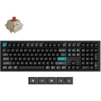 Keychron klaviatūra Q6U-M1, 2.4 GHz, Bluetooth 5.2, RGB LED apšvietimas, mechaniniai jungikliai, 4000 mAh baterija