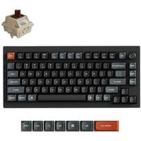Keychron V1U-D3 klaviatūra, 75%, 8000 Hz, Bluetooth 5.3, RGB LED, 4000 mAh, 660 h baterijos veikimo laikas, PBT klavišai