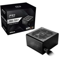 Asrock Maitinimo šaltinis PRO-750B, 750W, 100-240V, 50/60Hz, 80 PLUS Bronza, 1 ventiliatorius, 3 metų garantija