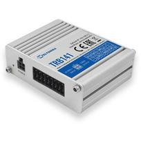 Teltonika I/O vartai TRB141 LTE Cat 1, 1 x išorinė antena, 128MB RAM, 512MB Flash, IP30, 9-30 V DC, SMS valdymas