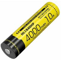 Nitecore Įkraunamos baterijos NC-NL1840HP, 4000 mAh, 3.6 V, Li-Ion (18650), 10 A, IPX6, 24 mėn garantija