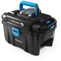 Hogert belaidis dulkių siurblys HT2E256-0VC, 10l, 15kPa, bešepetė variklis, 2m žarna, HEPA filtras, 4 ratai