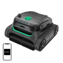 Wybot S2 belaidis baseino valymo robotas dugnui sienoms ir vandens linijai valyti išmanioji navigacija galingas siurbimas nešvarumams šalinti