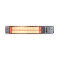 Eurom Golden 1800 Comfort RC infraraudonųjų spindulių terasos šildytuvas laukui 1800W IP65 nuotolinis valdymas montuojamas ant sienos iki 20m2 sidabrinė