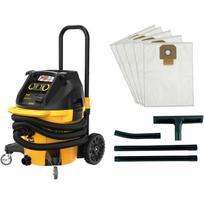 Dewalt Dulkių siurblys DWV905MKIT-QS, 230 V, 1400 W, 75 l/s, 25 kPa, 4.6 m, 32 mm, 38 l, M klasė, 15 Kg, WTC