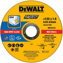 Dewalt Pjovimo diskai DT20540-QZ 125 mm x 1 mm 100 vnt., 22.23 mm skersmuo, vientisas, pjovimui