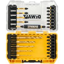 Dewalt FLEXTORQ® Gręžimo komplektas DT70749T-QZ, 25 vnt., TSTAK suderinamas, 25mm atsuktuvų antgaliai, HSS-TIN grąžtai