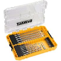 Dewalt SDS-plus mūrojo gręžimo rinkinys DT70754-QZ, 19 vnt., SDS-plus gręžtuvai 5-8mm, atsuktuvų antgaliai PZ1-PZ3, PH1-PH3, Dėžė