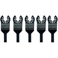 Dewalt Multi-Tool Priedai DT20726-QZ 10mm x 43mm Bi-Metal Medžio Detalinis Osciliuojantis Peilis 5 vnt, OIS jungtis, HSS dantys