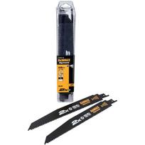 Dewalt stūmoklinis pjūklas DT2491-QZ 228 mm 6TPI Bi-Metal, 25 vnt, 4,2 mm dantų žingsnis, juodas