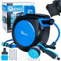 Geko žarnų ritė G72980, 20m, 1/2", automatinis susukimas, 180° sukimas, 1.9m jungiamoji žarna