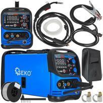 Geko Suvirinimo aparatas G80100 20-160 A, 230 V, 4.5 kVA, IP21S, H, 8 kg, 1 kg ritinys, MIG/MAG, FLUX, MMA, TIG DC Lift