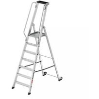 Hailo Laiptai 0310000120 363 cm darbo aukštis, 150 kg keliamoji galia, 15.4 kg svoris, 7 pakopos, neslydžios platformos