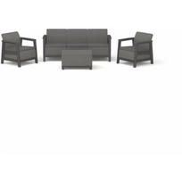 Keter Sodo baldų komplektas 29214645ECY 2 kėdės, 1 sofa, 1 stalas, 39.00kg, 182.00cm x 70.00cm x 79.00cm