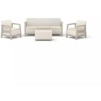 Keter Sodo baldų komplektas 29214645ECO 39.00kg, 182.00cm x 70.00cm x 79.00cm, 2 kėdės, sofa, stalas