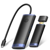 Vention 6-in-1 dokas stotis TPVBB, juoda, belaidis HDMI, stabilus signalas 50m, 5Gbps