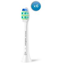 Philips Elektrinė dantų šepetėlio galvutė HX9006/87, 6 vnt., balta, vidutinio kietumo šeriai, suderinama su Philips Sonicare