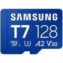 Samsung microSD kortelė T7 128GB MB-MB128T/WW, 170MB/s, UHS-I, V30, A2, atspari vandeniui, atspari temperatūrai