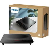 Philips Indukcinė viryklė HD5850/90, 2000 W, 1 degiklis, 10 šilumos nustatymų, stiklo keramikos paviršius, laikmatis