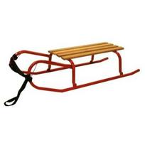Vodar Sniego rogės Rysy 5863608, 23x90x37cm, medinė sėdynė, metaliniai bėgiai, traukimo virvė