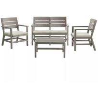 Bica Sodo baldų komplektas Doghe 1696901, smėlio spalvos, 2 kėdės, sofa, stalas, 29.50kg