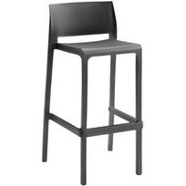 Bica Sodo baro kėdė Volga Stool 75 163104, 50x50x99cm, pilka, 100% pagaminta Italijoje, atspari orui