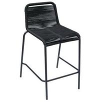 Besk Poilsio Kėdė 9152423, 55x51x85cm, 1 vieta, metalinis rėmas, tekstilės sėdynė, juoda spalva