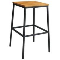 Besk Poilsio Kėdė 9152485, 49.5x49.5x76cm, Ruda / Juoda, 1 vieta, Metalas, Ne, Ne, Medis