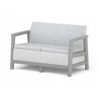 Keter Sodo sofa dviem Scandi Linea 29214640ECN, 14,82kg, 2x110kg, presuota plastikas, CLICK surinkimas, atsparus orui