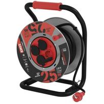 Emos Lauko prailginimo ritė P19222, 25 m, 4 lizdai, 16 A, 230 V, IP44, H07RN-F 1,5 mm2, guma/neoprenas