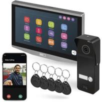 Emos Vaizdo domofonas 7" IP-750A H4020, 7", 2MP, 160°, IP44, Wi-Fi, 1 monitorius, dvipusis garsas, judesio aptikimas