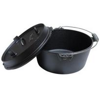 Ketler Ketaus puodas 9129951, 30.9 cm, 9 l, juodas, su dangčiu, virimui ant ugnies