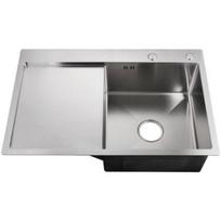 Ab Kriauklė NT 9134542, 780x510mm, 200mm, 110mm, sifonas, nerūdijantis plienas, dešinė, satinas